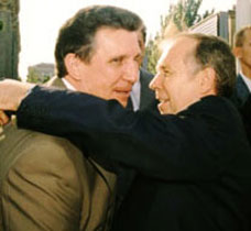 Донецькі Володимир Щербань та віце-прем'єр Володимир Рибак