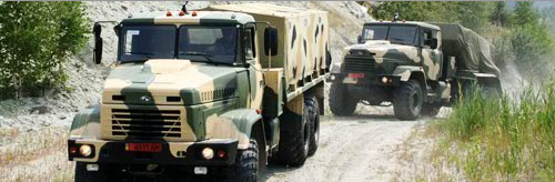 КРАЗ-6322. Автомобіль з колісною формулою 6х6, який заслужив визнання військових багатьох країн світу. Навантажте на нього 13 т вантажу, і автомобіль доставить його через будь-яке бездоріжжя завдяки 330 сильному двигуну, 8-ступінчастій КПП, широкопрофільним шинам 1300-530х533, оригінальній системі забезпечення двигуна повітрям. Лебідка із зусиллям на тросі 12 т - виручить вантажівку з будь-якої біди. Автомобіль може буксирувати причіп вагою до 30 т, літак по аеродрому вагою до 75 т.
Подоланний брід - 1.2 м, максимальний підйом - 58%. КРАЗ-6322. Автомобіль з колісною формулою 6х6, який заслужив визнання військових багатьох країн світу. Навантажте на нього 13 т вантажу, і автомобіль доставить його через будь-яке бездоріжжя завдяки 330 сильному двигуну, 8-ступінчастій КПП, широкопрофільним шинам 1300-530х533, оригінальній системі забезпечення двигуна повітрям. Лебідка із зусиллям на тросі 12 т - виручить вантажівку з будь-якої біди. Автомобіль може буксирувати причіп вагою до 30 т, літак по аеродрому вагою до 75 т.
Подоланний брід - 1.2 м, максимальний підйом - 58%.