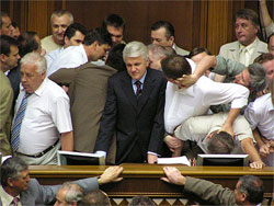 Литвин полякав посла Словакії. Той дипломатично не злякався і, вірогідно, не зрозумів мету спічу