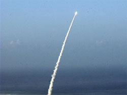 Знищення балістичної ракети лазером Знищення балістичної ракети лазером