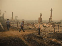 Росія у вогні. Пожежа знищила секретний центр зв’язку Генштабу РФ Росія у вогні. Пожежа знищила секретний центр зв’язку Генштабу РФ