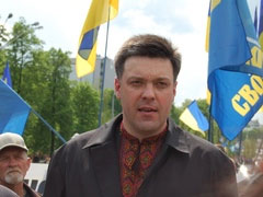 Олег Тягнибок пропонує БЮТ та НУ-НС зірвати ратифікацію угоди щодо ЧФ Олег Тягнибок пропонує БЮТ та НУ-НС зірвати ратифікацію угоди щодо ЧФ