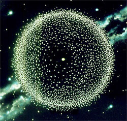 Хмара Оорта - величезна куля з кометами Хмара Оорта - величезна куля з кометами