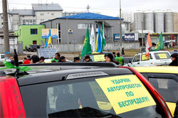 Активісти підприємницького автопробігу заблокують Банкову Активісти підприємницького автопробігу заблокують Банкову