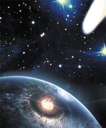 У 19 столітті Земля ледь не була знищена ударом комети У 19 столітті Земля ледь не була знищена ударом комети