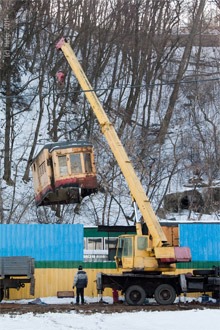 У Києві знищено трамвай 1909 року випуску, що продовжував служити місту У Києві знищено трамвай 1909 року випуску, що продовжував служити місту