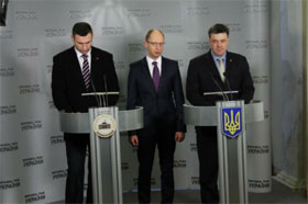 Лідери опозиції заявили про підтримку журналістів, які страйкують на ТВі Лідери опозиції заявили про підтримку журналістів, які страйкують на ТВі