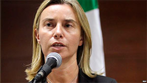 Верховний представник ЄС з питань зовнішньої політики та європейської безпеки Федеріка Моґеріні