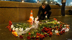 Москвичі вшановують пам’ять Бориса Нємцова