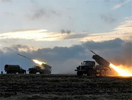 Ситуація на фронті: російські бойовики супроводжують слова Лаврова залпами з «Градів»