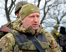 Турчинов не виключає наступу російських бойовиків Турчинов не виключає наступу російських бойовиків