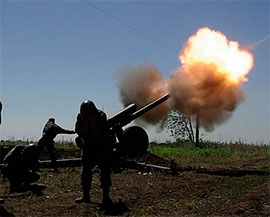 Ситуація на фронті: російські бойовики атакували по всій лінії зіткнення Ситуація на фронті: російські бойовики атакували по всій лінії зіткнення