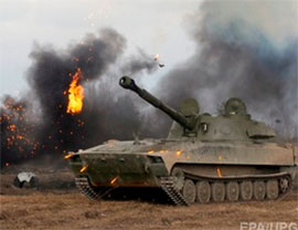 Ситуація на фронті: російські бойовики продовжують активні артилерійські обстріли