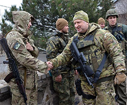 Турчинов проінспектував Маріупольський напрямок оборони