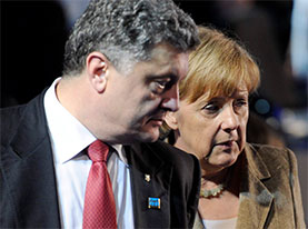 Порошенко поговорив з Меркель про ситуацію на фронті Порошенко поговорив з Меркель про ситуацію на фронті