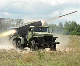 Ситуация на фронті: російські бойовики знову застосували “Град” Ситуация на фронті: російські бойовики знову застосували “Град”