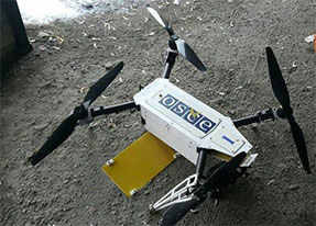 Російські бойовики обстріляли безпілотник місії ОБСЄ в окупованому Донецьку