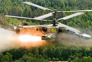 «Дружній вогонь». Вертоліт ВПС РФ вистрелив по стоянці машин