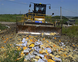 РФ розширила список товарів, заборонених для ввезення з України