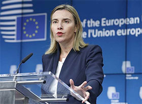Високий представник ЄС із зовнішньої та безпекової політики Федеріка Моґеріні