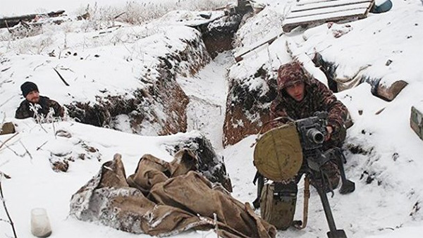 Ситуація на фронті: майже тиша через хурделицю