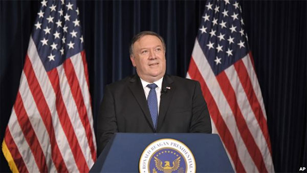 Державний секретар США Майк Помпео