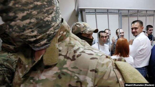 Політв’язні Кремля. Ув’язнення полоненим морякам продовжили Політв’язні Кремля. Ув’язнення полоненим морякам продовжили