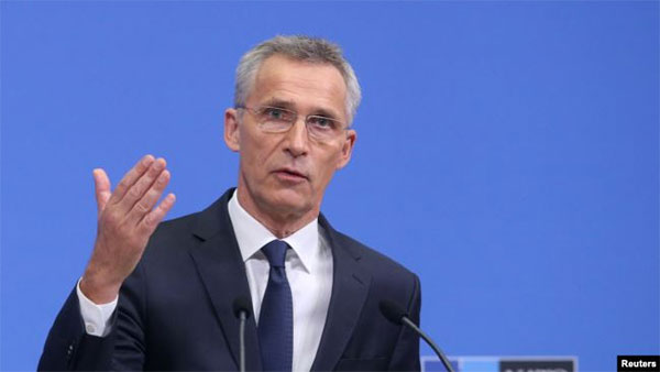 НАТО - на позиції рішучої солідарності з Україною НАТО - на позиції рішучої солідарності з Україною