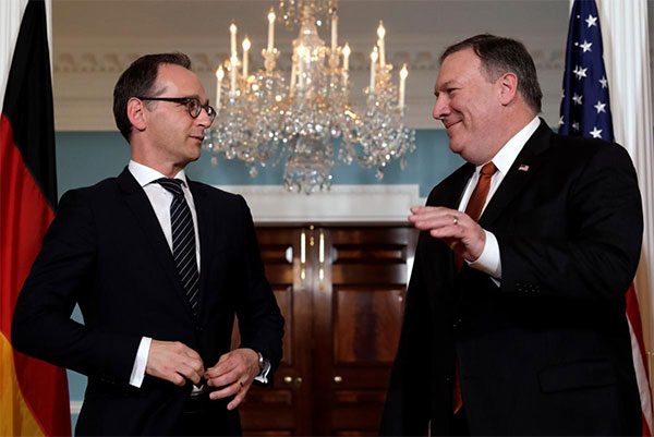 Помпео та Маас обговорили питання протистояння російській агресії в Україні