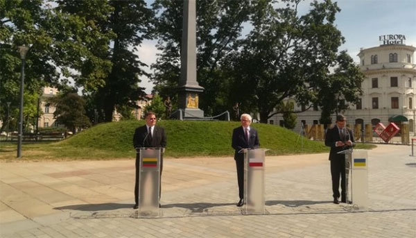 Україна, Литва і Польща створили новий формат взаємодії - “Люблінський трикутник” Україна, Литва і Польща створили новий формат взаємодії - “Люблінський трикутник”