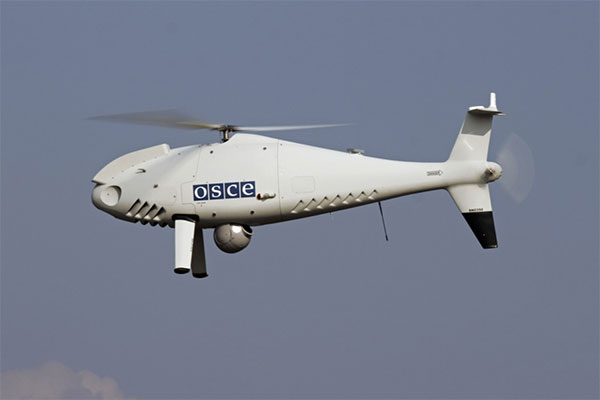 Дрон ОБСЄ вперше не зміг злетіти через перешкоди російських РЕБів Дрон ОБСЄ вперше не зміг злетіти через перешкоди російських РЕБів